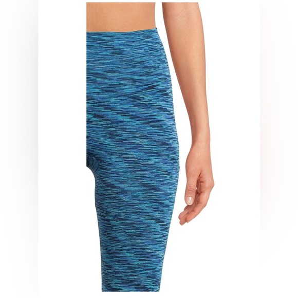 Warner’s Shorties blue swirl no muffin top cropped seamless Leggings size XS new - Picture 4 of 5